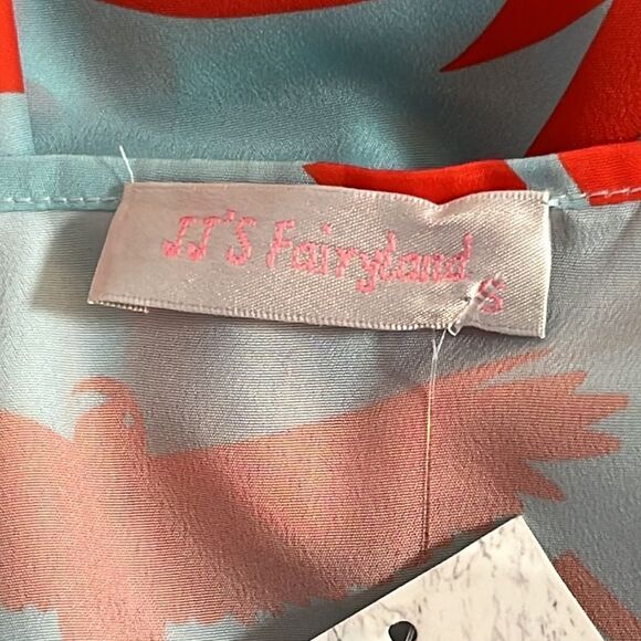 🎉HP 🎉NWT JJ’s Fairyland Tropical Wrap Top - - Picture 8 of 9